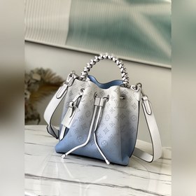 LV Артикул： M57853 Сумка-бакет Muria с градиентным синим цветом 