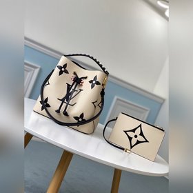 LV Артикул： M56889 Молочно-белая сумка NéoNoé среднего размера С