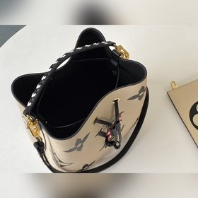 LV Артикул： M56889 Молочно-белая сумка NéoNoé среднего размера С