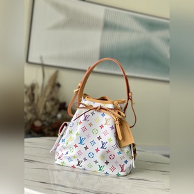 LV Модель： M42229 Белая сумка с цветными шнурками Изготовлена из