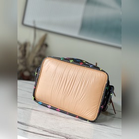 LV Модель： M42229 Черная сумка с цветными ремешками Сумка из бре
