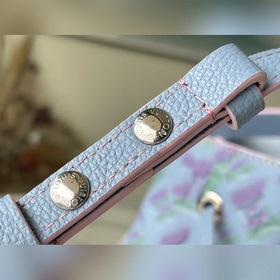 LV Модель： M46173 Синий NeoNoé BB Сумка-бакет из кожи , изготов