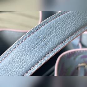 LV Модель： M46173 Синий NeoNoé BB Сумка-бакет из кожи , изготов