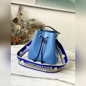 LV Модель： M57691 Синяя сумка NéoNoé BB С новым широким плечевым