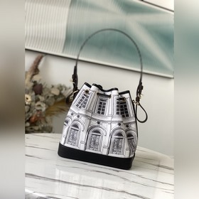 LV Артикул： M69721 Новейшая сумка Noé из коллекции Louvre на осе