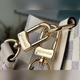 LV Модель： N45292 Белая плетеная сумка-бакет (розовый) Создана д