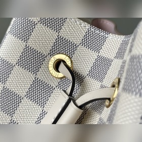 LV Модель： N45292 Белая плетеная сумка-бакет (розовый) Создана д