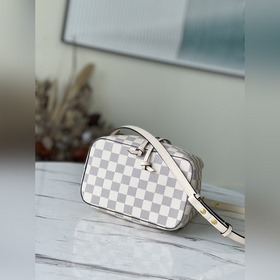 LV Модель： N45292 Белая плетеная сумка-бакет (розовый) Создана д