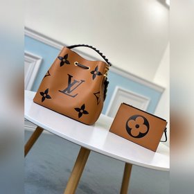 LV Артикул： M56888 Карамельный цвет  NéoNoé Средняя сумка-бакет