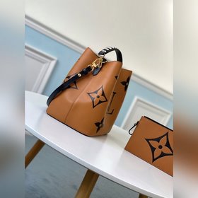 LV Артикул： M56888 Карамельный цвет  NéoNoé Средняя сумка-бакет