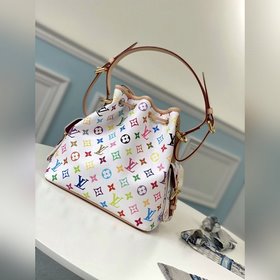 LV Артикул： M42229 Белая сумка с цветными шнурками Изготовлена и