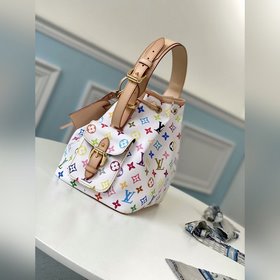 LV Артикул： M42229 Белая сумка с цветными шнурками Изготовлена и