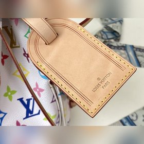 LV Артикул： M42229 Белая сумка с цветными шнурками Изготовлена и
