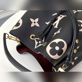 LV « » Артикул： M45256 Черный шелкография &nbsp; NéoNoé Средн