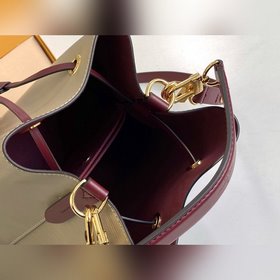LV Артикул： M57092 Слоновая кость NéoNoé BB Мини-сумка-бакет Су
