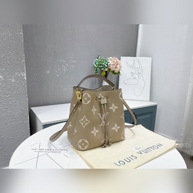 LV Артикул： M45555  NéoNoé Средняя сумка-бакет Буквы и цветочны