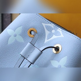 LV Артикул： M45709 Летний синий  NéoNoé BB сумка-бакет Кожа Mon