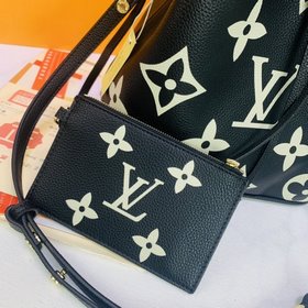 LV Модель M56890 Черный  NéoNoé средняя сумка-бакет из тисненной