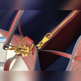 LV Модель M45256 Румяный NéoNoé Средняя сумка-бакет Изготовлена и