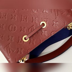 LV Модель M45256 Румяный NéoNoé Средняя сумка-бакет Изготовлена и