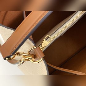 LV Модель M45256 Молочно-белая сумка NéoNoé среднего размера Изго