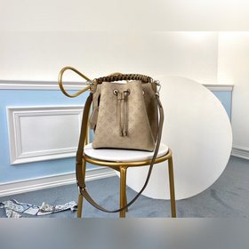 LV Модель M55799, сумка-бакет цвета слоновой кости Muria, из кожи