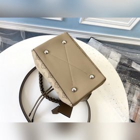 LV Модель M55799, сумка-бакет цвета слоновой кости Muria, из кожи