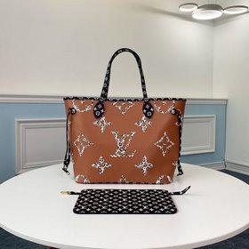 LV Модель M44676 Neverfull Сумка среднего размера Сумка украшена 
