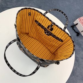 LV Модель M44676 Neverfull Сумка среднего размера Сумка украшена 