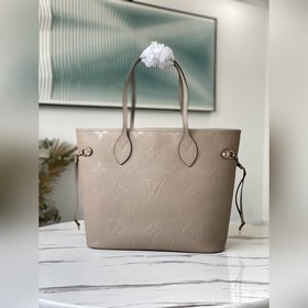 LV Средняя сумка Neverfull Артикул： M45685 Цвет： слоновая кость