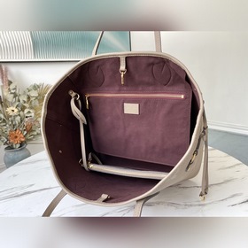 LV Средняя сумка Neverfull Артикул： M45685 Цвет： слоновая кость 