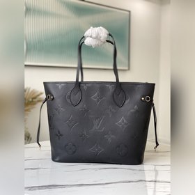 LV Средняя сумка Neverfull Артикул： M45685 Черный Сумка Neverfu