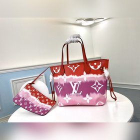 LV Модель M45127 Серия Escale Neverfull Сумка среднего размера Вд