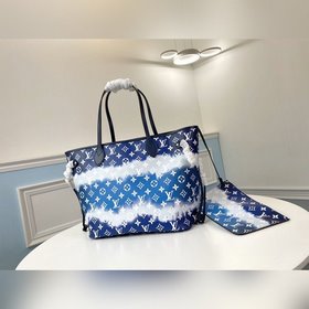 LV Модель M45128 Серия Escale Neverfull Средняя сумка Вдохновленн