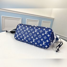 LV Модель M45128 Серия Escale Neverfull Средняя сумка Вдохновленн
