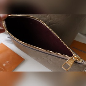 LV Модель： M45685 Сумка-шоппер Neverfull среднего размера из кож