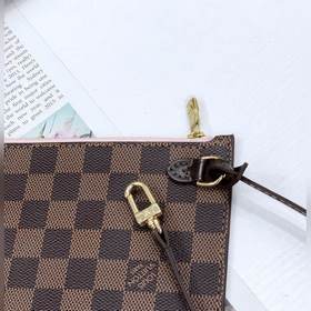 Модель LV： N41603 Коричневый с розовой подкладкой. Louis Vuitton 
