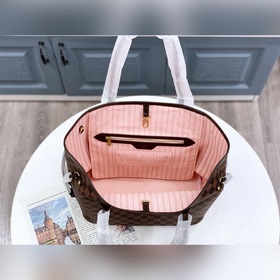 Модель LV： N41603 Коричневый с розовой подкладкой. Louis Vuitton 