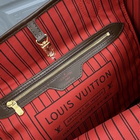 LV Модель： N41358 Кофейный с красным подкладкой. Louis Vuitton пр