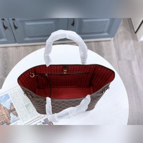 LV Модель： N41358 Кофейный с красным подкладкой. Louis Vuitton пр