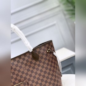 LV Модель： N41358 Кофейный с красным подкладкой. Louis Vuitton пр