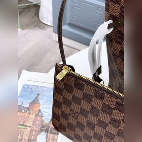 LV Модель： N41358 Кофейный с красным подкладкой. Louis Vuitton пр