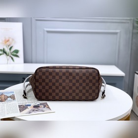 LV Модель： N41358 Кофейный с красным подкладкой. Louis Vuitton пр