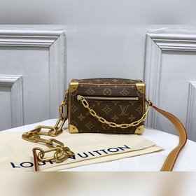 LV Модель M68906 M44480 MINI SOFT TRUNK Сумка Знаковый принт Mon