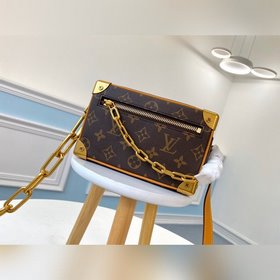 LV Модель M68906 M44480 MINI SOFT TRUNK Сумка Знаковый принт Mon