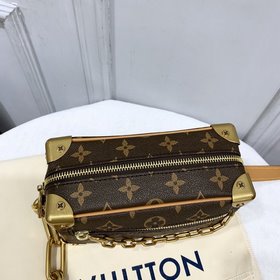 LV Модель M68906 M44480 MINI SOFT TRUNK Сумка Знаковый принт Mon