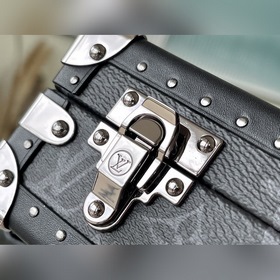 LV Модель： M20251 Черный чемодан серебристой фурнитурой Впервые п
