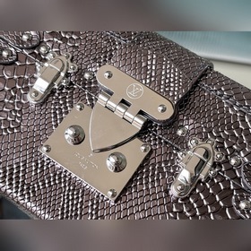 LV Артикул： M44199 Сумка-коробка светло-фиолетового цвета с узор