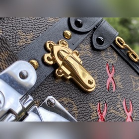 LV Артикул： M45554 Сумка Petite Malle (с широким плечевым ремнем