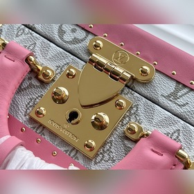 LV Артикул： M45675 Розовый цветок Женская сумка-чемодан В весен